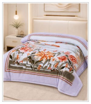 blanket_06_1123x1280 Lavender Blossom Floral Mink Blanket