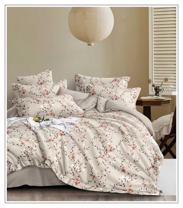 WhatsApp Image 2026-08-18 at 5.57.53 PM (3) Ivory Bloom Botanical Bedsheet