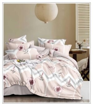 Blush Petal Chevron Bedsheet