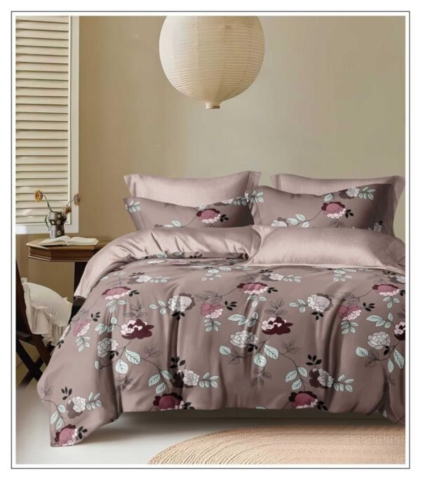 Rosavelle Mocha Bloom Bedsheet